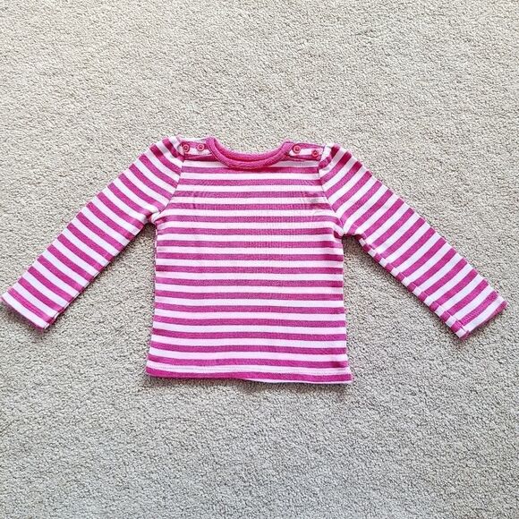Lot 2 of Baby Girl Long Sleeve Shirts Size 6-12 Months - Picture 2 of 16